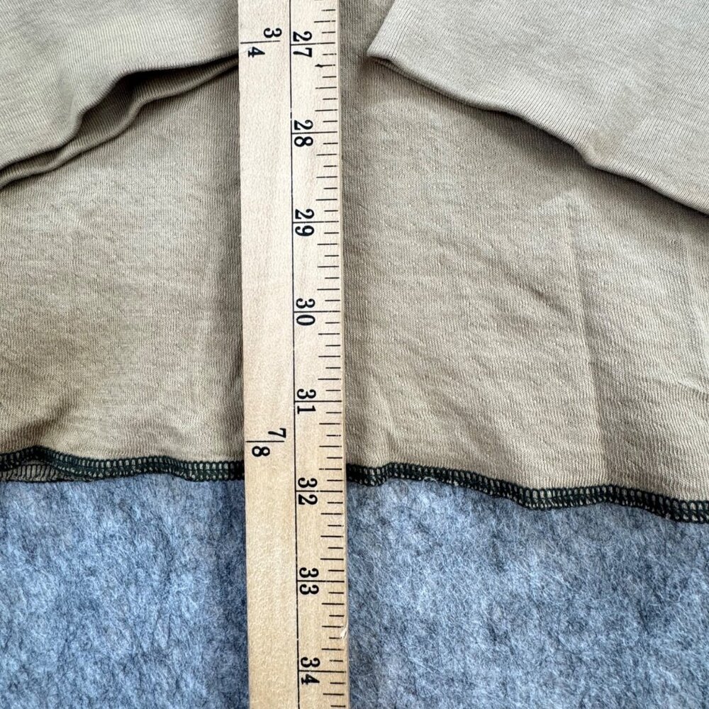 The Great China Wall Henley Shirt Sz XXL Long Sleeve Tan Embroidered - Picture 8 of 9